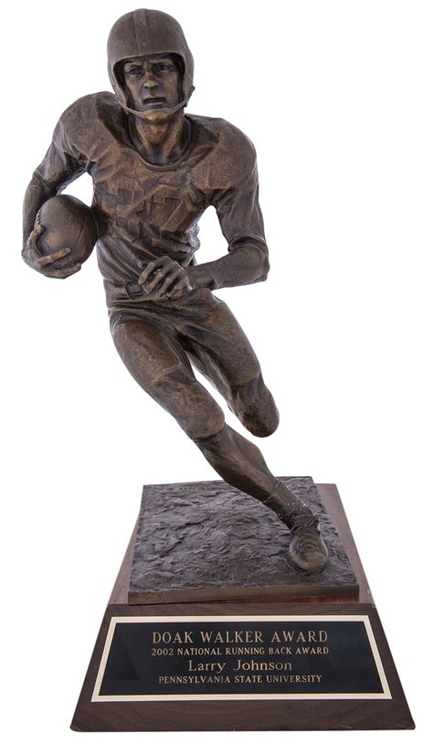 Lot Detail - 2002 Doak Walker Award Presented To Larry Johnson For Top ...