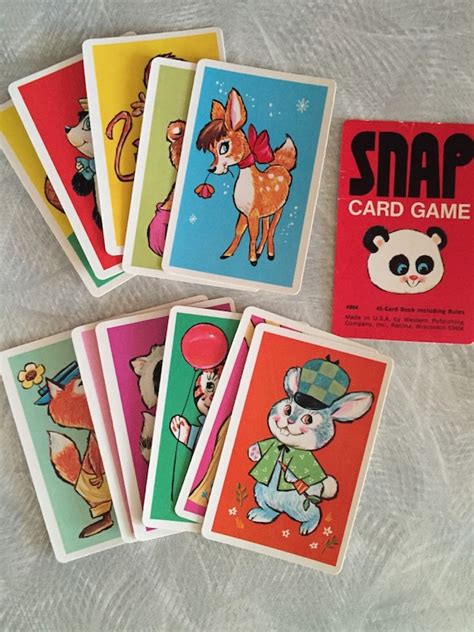 Items similar to Vintage Snap card game on Etsy