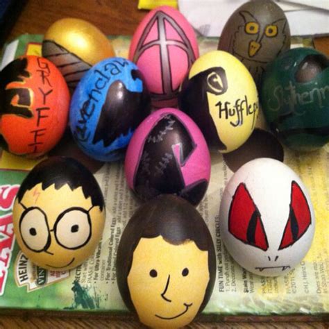 My Harry Potter themed Easter Eggs. Enjoy! | Harry potter easter eggs ...