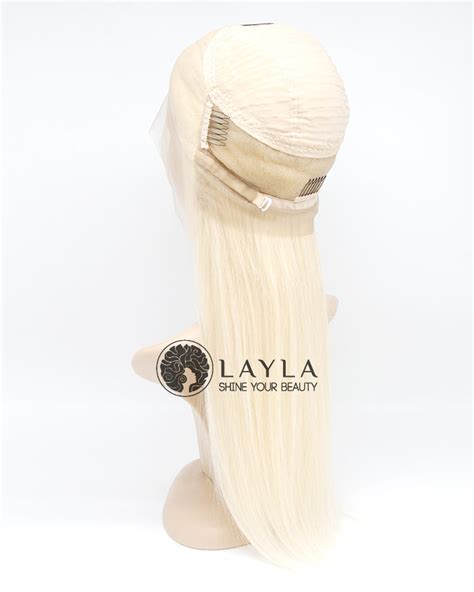 360 Human Hair Wig Blond Color, 18" HD Lace, 180% Density | Laylahair