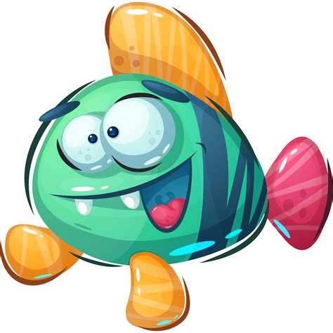 Happy Fish Clipart