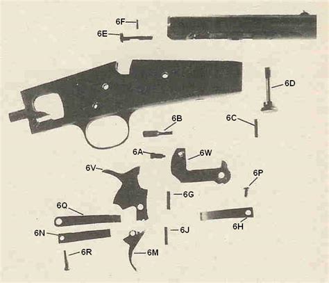 Remington Rolling Block No.6 - Remington Rolling Block Parts