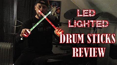 LED Lighted Drum Sticks Review in 2023 | Drums, Drumsticks, Stick