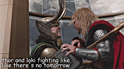 Thor And Loki Fighting