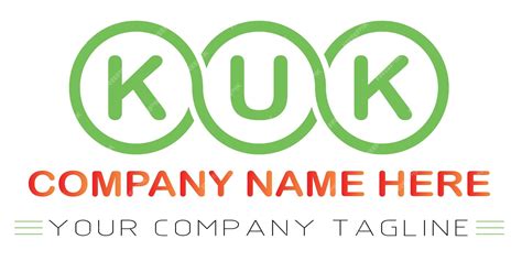 Premium Vector | Kuk letter logo design