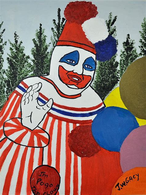 Chilling paintings by 'killer clown' John Wayne Gacy on sale for ...