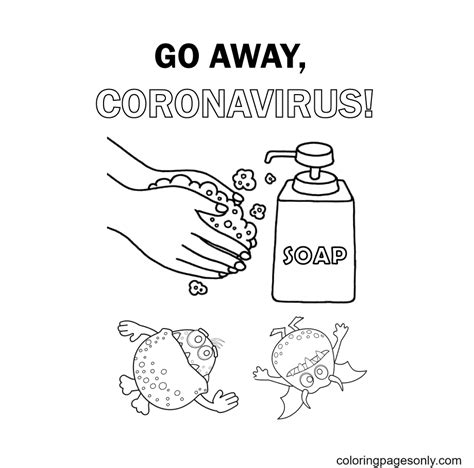 Corona Virus Covid 19 Coloring Pages Printable for Free Download