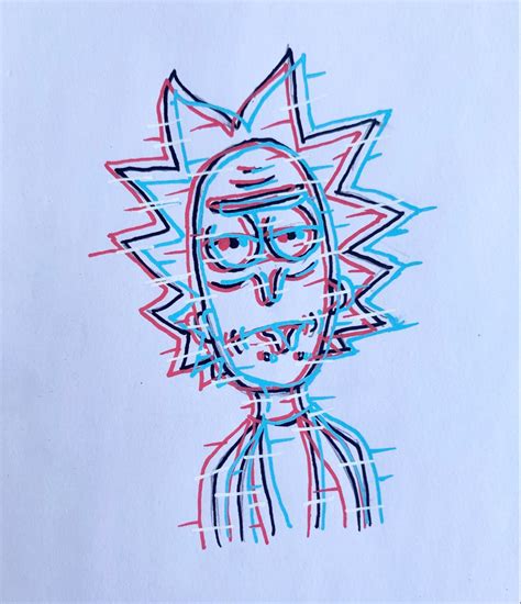 Glitch Rick | Marker art, Graffiti art letters, Graffiti style art