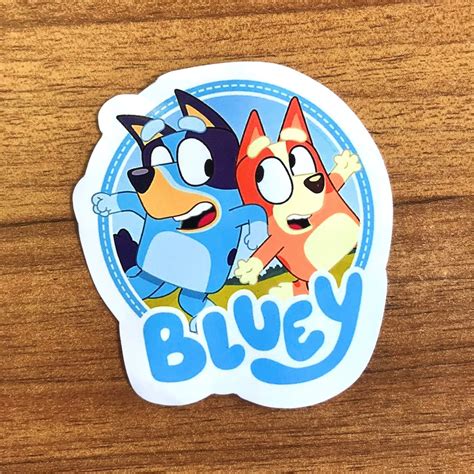 Bluey Vinyl Sticker Bluey Stickers Bluey Baby Bluey Cute - Etsy UK