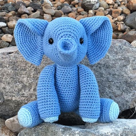 Elephant Andy The Elephant Amigurumi Crochet Pattern PDF Crochet Toys ...