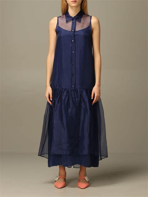 European Culture Outlet: dress for woman - Blue | European Culture ...