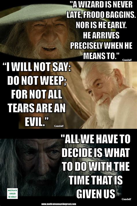 49 Gandalf Quotes For Wisdom And Inspiration | Lotr quotes, Gandalf ...