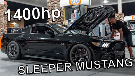 1400hp sleeper mustang hits mexico streets : + build breakdown - YouTube