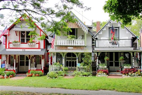 Gingerbread Cottages at Oak Bluffs Campground - New England