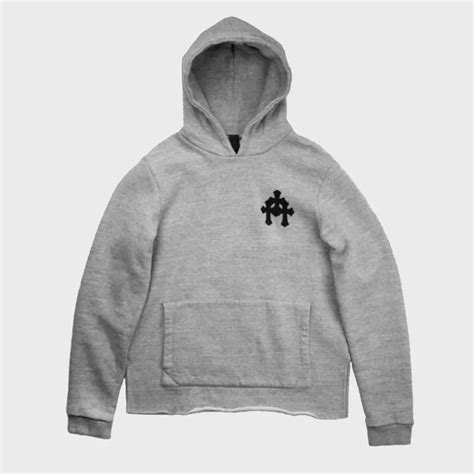 Grey Chrome Hearts Hoodie