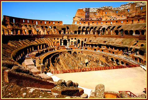 Coliseum | The inside of the Coliseum shows a partly-reconst… | Flickr