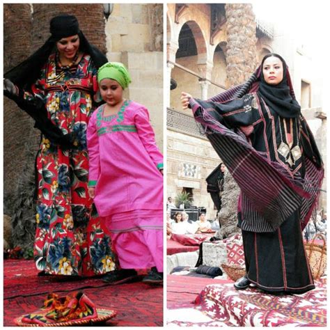 Egyptian clothes from a fashion show organized by Shahira Mehrez (who ...