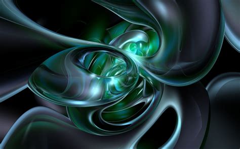 Cool Abstract Whirls of Color