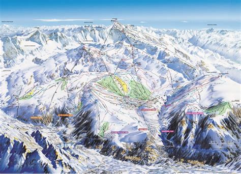 Alpe d'Huez ski map