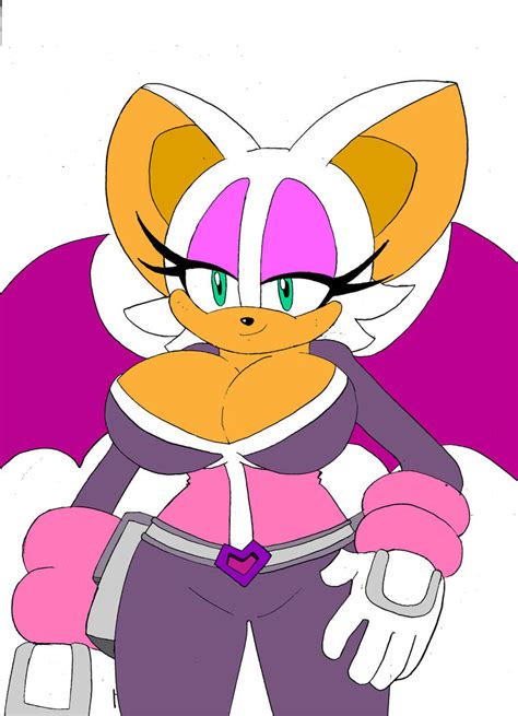 Rouge Sonic Heroes Outfit (Flat Colors) by dreamcastzx on DeviantArt