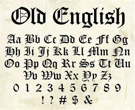 Old English Font Ttf Svg Files Celtic Font English Font Old English ...