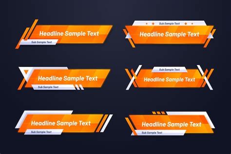 Free Vector | Gradient orange and yellow web banner template