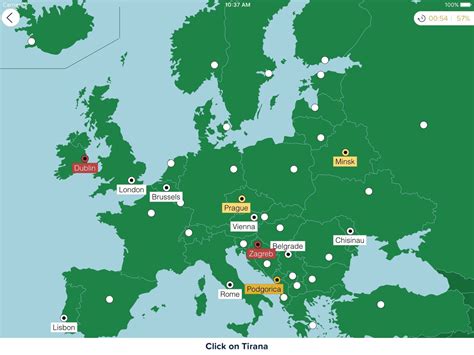 Europe Physical Map Quiz