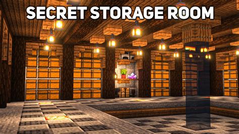 Minecraft: Underground Storage Room Tutorial (how to build 1.19) - YouTube