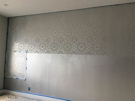 How to Add a Bold Statement to your walls with Silver Metallic Paint