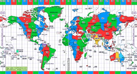 History of the Standard Time Zone charts of the World and the ...