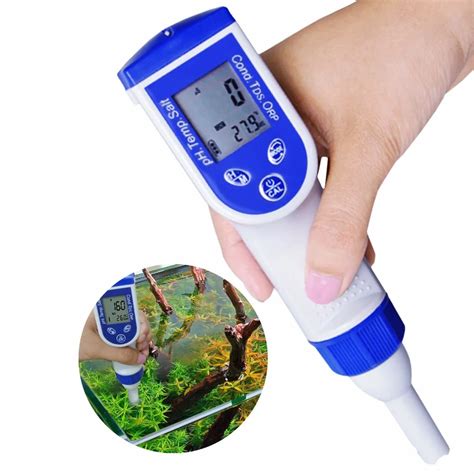 Digital Pen Tester pH EC TDS Salinity Temperature ORP Water Quality ...