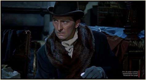 Peter Cushing as Van Helsing in a screen capture from the recent blu ...