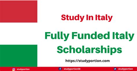 Fully Funded Italy Scholarships 2023-2024: Study for free in Italian ...