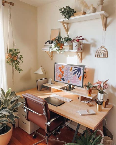 30 Cutest Desk Setups For A Fun Workspace in 2022 | Cozy home office ...