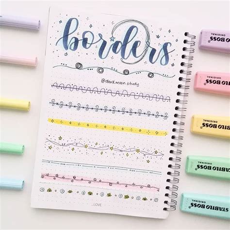 Date layout doodle #aestheticnotes - artvin Bullet Journal Dividers ...