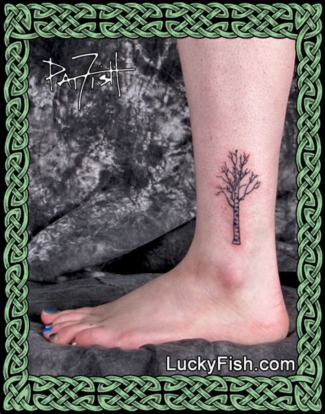 Russian Birch Tree Tattoo — LuckyFish, Inc. and Tattoo Santa Barbara