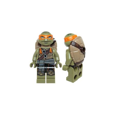 Lego Teenage Mutant Ninja Turtles Michelangelo Minifigure Movie Version ...