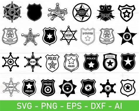 Police Badge Svg Police Badge Vector Police Badge File For Cricut Svg ...