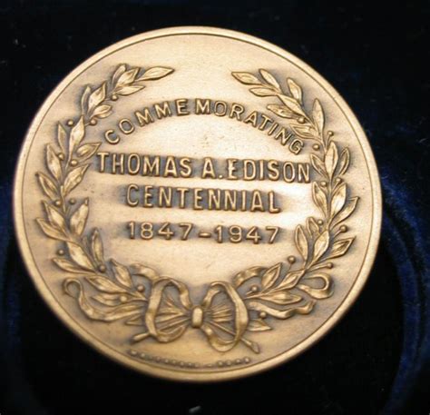 Thomas A. Edison Centennial Commemorative Medal | RISD Museum