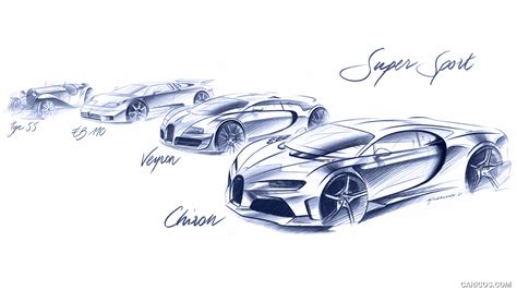 Bugatti Chiron Super Sport | 2022MY | Design Sketch