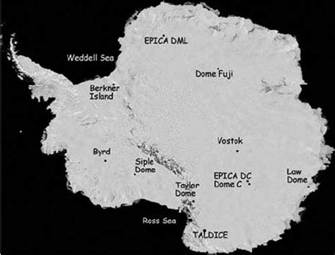 Map of Antarctica showing the location of Vostok station. | Download ...