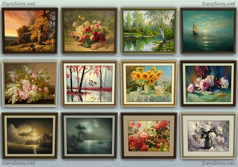 Paintings Set (for The Sims 4) | DaraSims.net