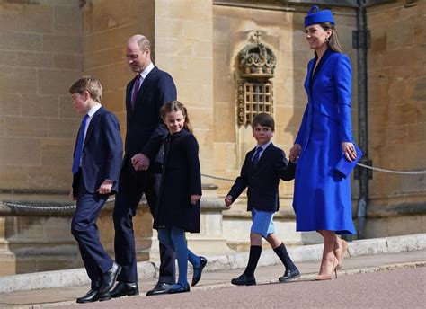 Prince Louis makes his debut at the royal family's Easter church ...