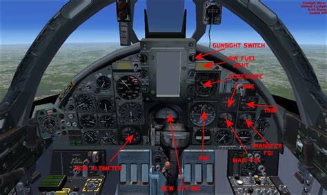 Chance Vought F-8E Crusader VC Panel for FSX