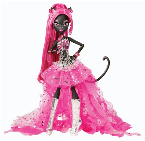 Monster High CATTY NOIR Black Cat Doll 13 Wishes Y7729 Pink Hair Mattel ...