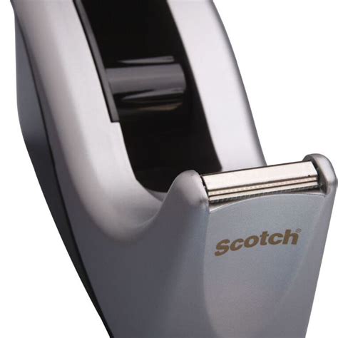 Scotch Tape Dispenser C60 Tech Silver Silver | The Warehouse