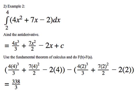 Fundamental Theorem of Calculus - Calculus 1 Overview Study Guide