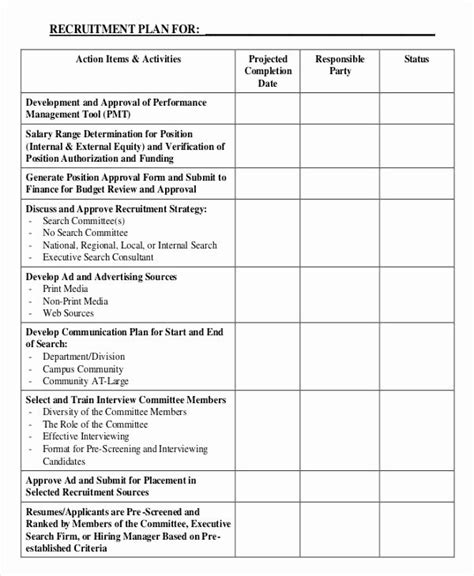 30 Volunteer Recruitment Plan Template | Hamiltonplastering