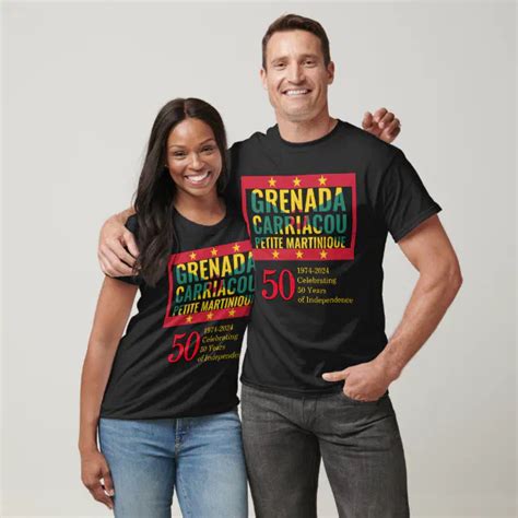 2024 GRENADA 50th Anniversary Independence T-Shirt | Zazzle