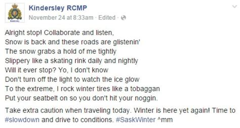 Winnipeg police push into winter driving rap battle with Salt N Pepa ...